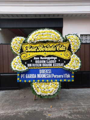 Papan Bunga Duka di Masohi